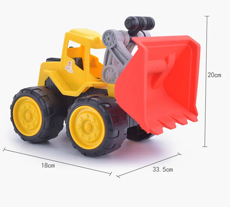 Игрушки для малышей, 13, 24 месяца, игрушечный грузовик, экскаватор, пляжный песок, игрушки для детей, для мальчиков, большой самосвал, Brinquedos Para Bebe Oyuncak - Цвет: Светло-желтый