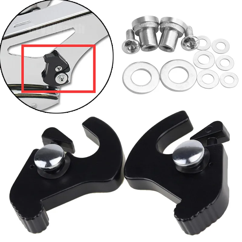 

Detachable Rotary Sissy Bar Luggage Rack Docking Latch Kit For Harley Touring Road King Electra Street Glide Softail Sportster