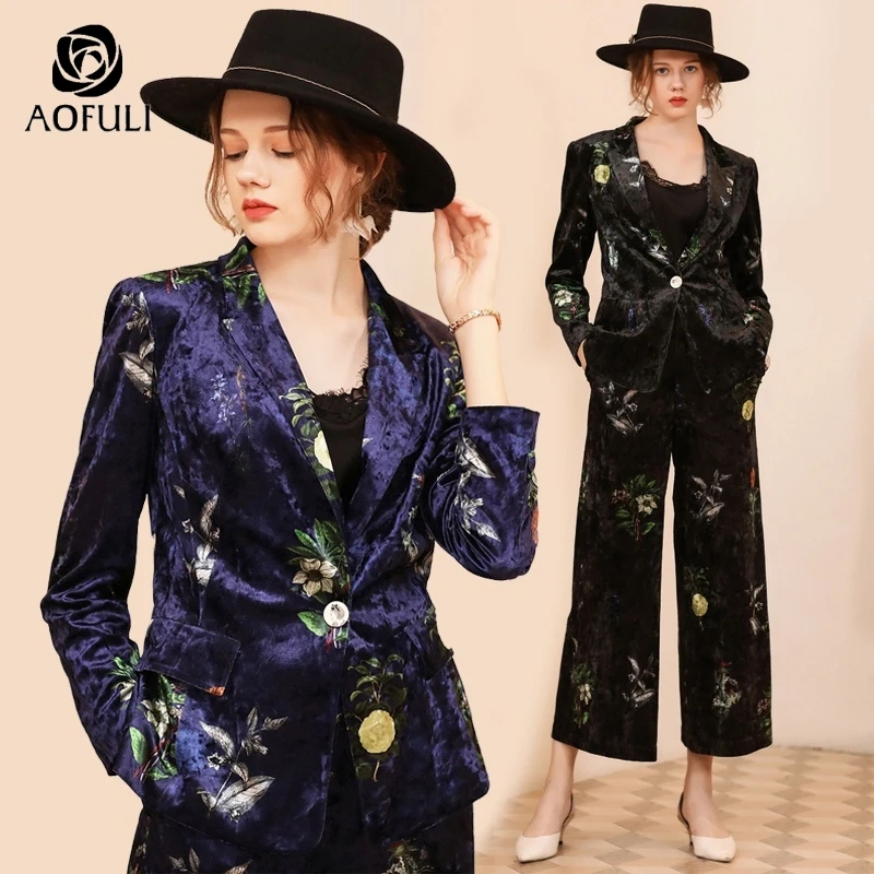 plus size floral pantsuit