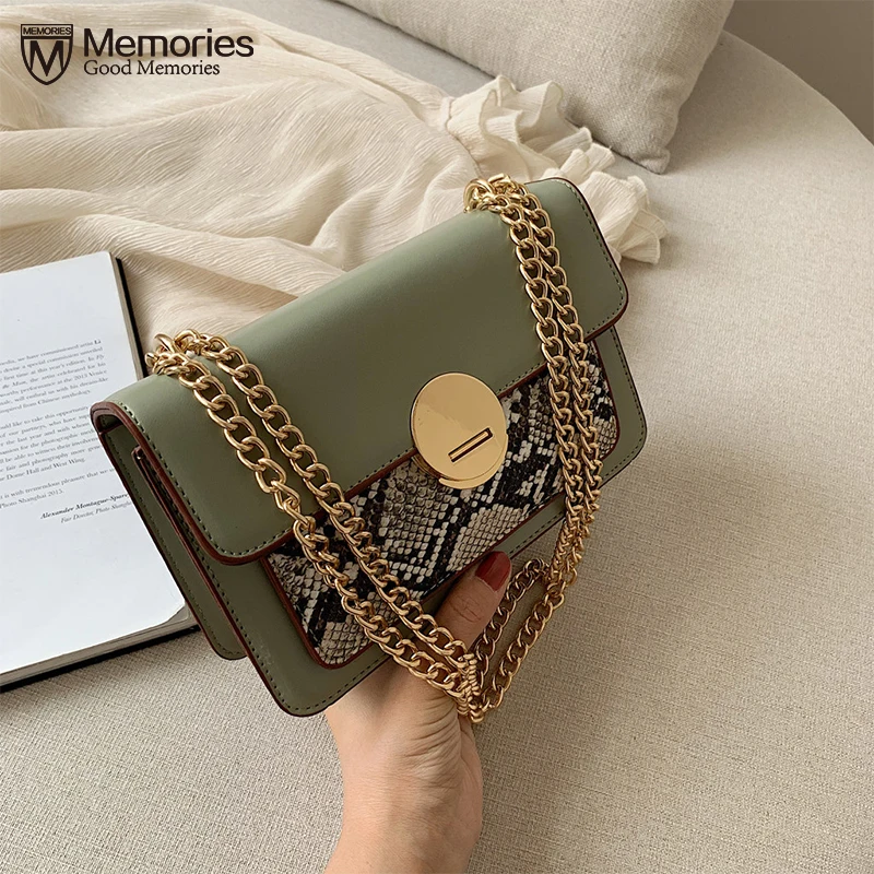 

Crocodile Pattern Crossbody Bags For Women 2019 Small Chain Handbag small bag PU Leather Hand Bag Ladies Designer Evening Bags