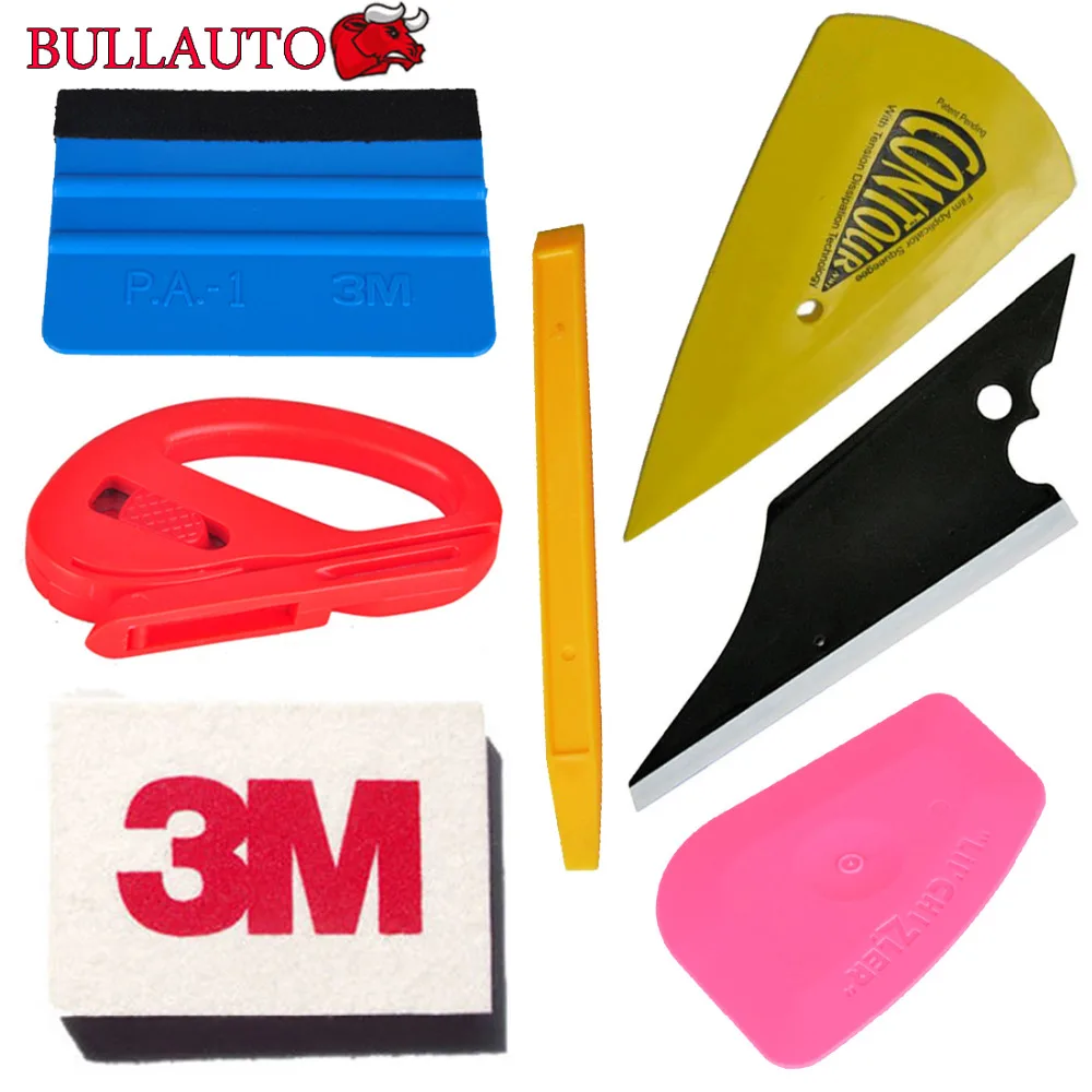 

7 pcs Window film Installation Tool Kit for Car Vinyl Wrap Trim Window Tint NEW