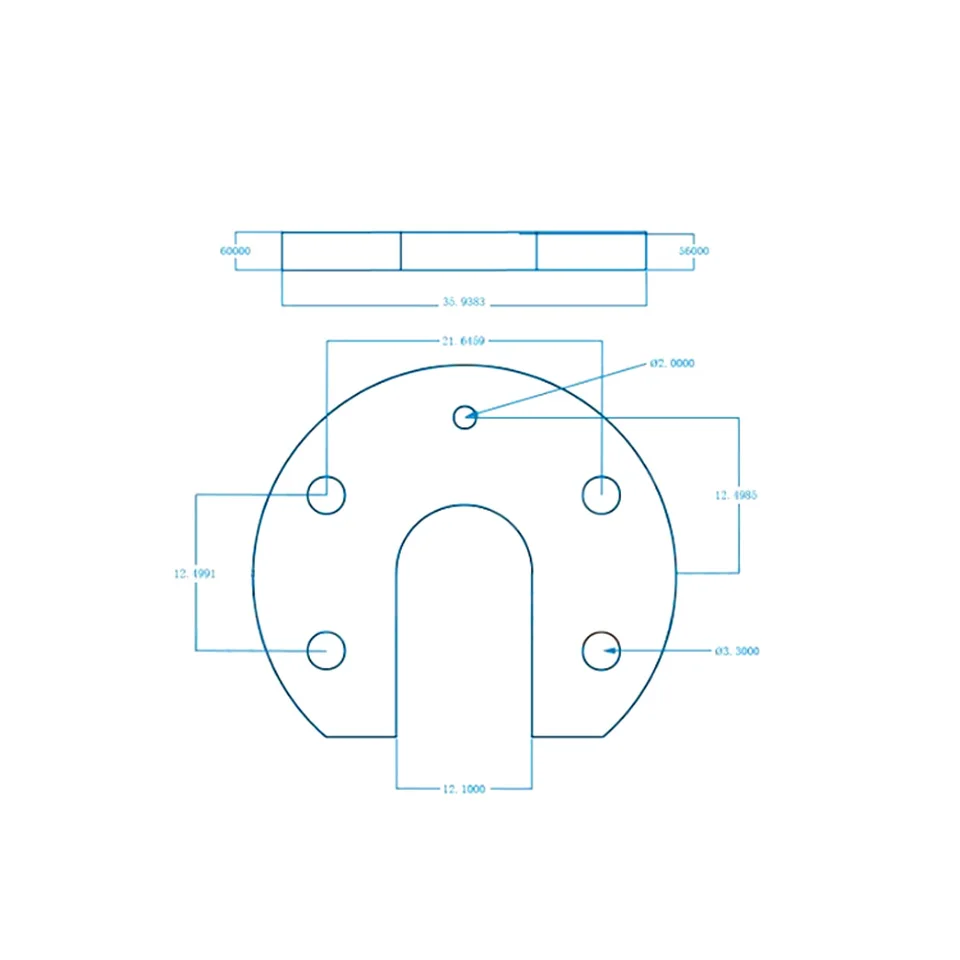 V5/V6 блок подковы для Reprap Kossel E3D Hotend алюминиевый блок V5 V6 сплав паз крепление 3d принтер