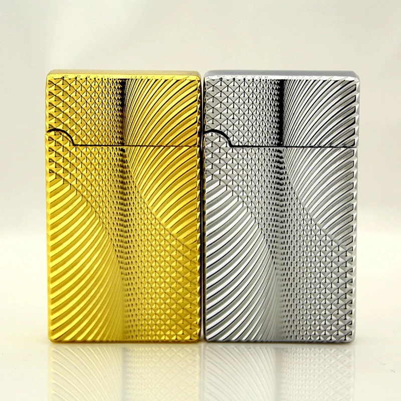 

2019 new product Fangjin FJ-515 water ripple metal steel sound soundproof wind lighter