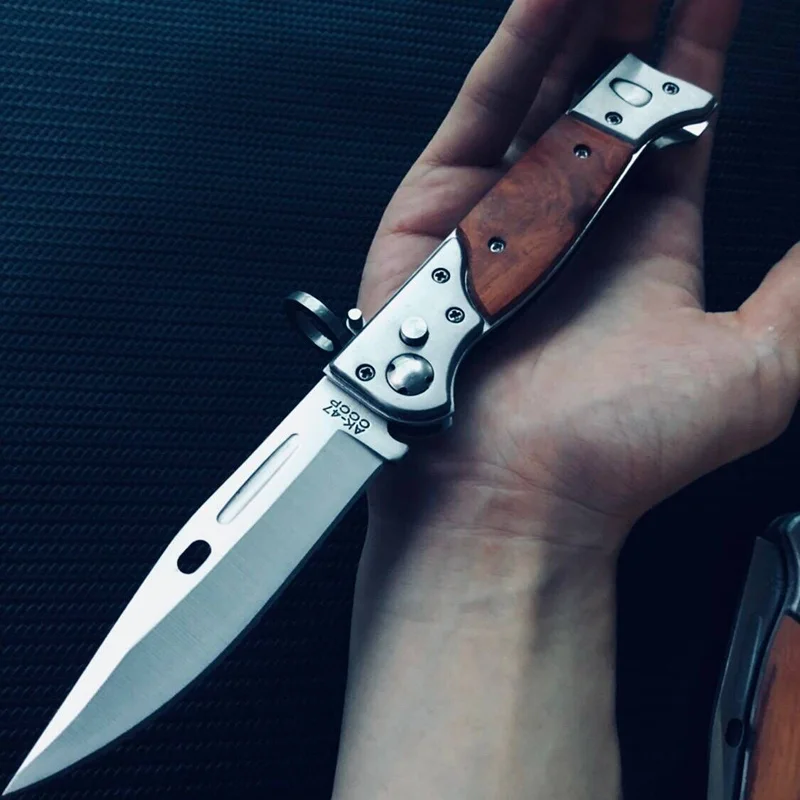 Online COLTELLO DA TASCA ASSISTITA APERTO COLTELLI Fuori La Lama Piegante Tattica della lama coltelli Di Sopravvivenza di Salvataggio EDC Strumento di caccia di Campeggio Esterna della Nave di Goccia