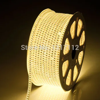 

Wholesale price waterproof 5630 5730 led strip single LED Flexible Tape Rope strip Ribbon White Warm White AC220V+Power Adapter