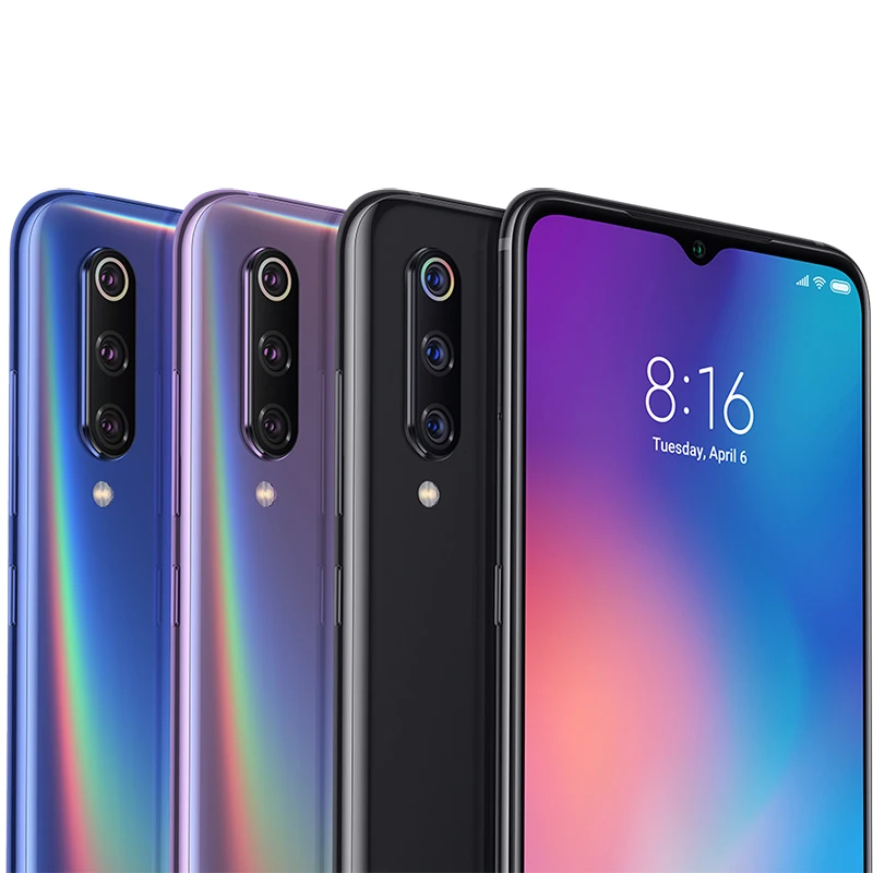 Глобальная версия Xiaomi Mi 9 6 ГБ 64 Гб мобильный телефон Snapdragon 855 Восьмиядерный 6,3" AMOLED полноэкранный 48MP задняя камера смартфон