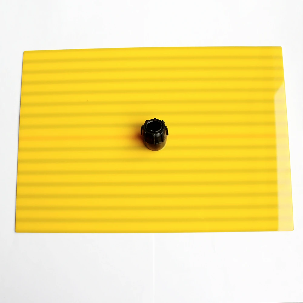 Car Tool Reflector Board Yellow Color Reflection Board With Adjustable Holder Paintless Dent Repair Tool For Car Body Repair