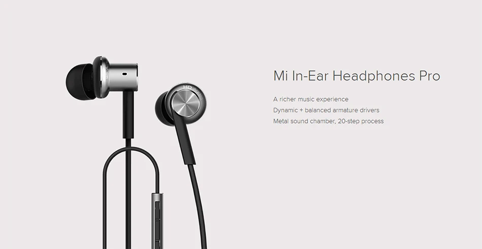 Оригинальные Xiaomi Hybrid Pro Наушники Mi Piston Pro с тройным драйвером | Mi In-Ear Pro HD | Circle Iron Pro Mic Xiaomi наушники