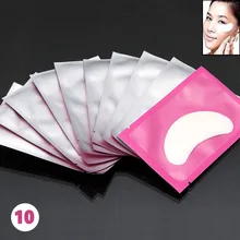 10 пар отдельный под глаза Pad Патч Наращивание ресниц Линт Клейкие ленты Lash Extension питания Спецодежда медицинская подходит для Макияж Salon