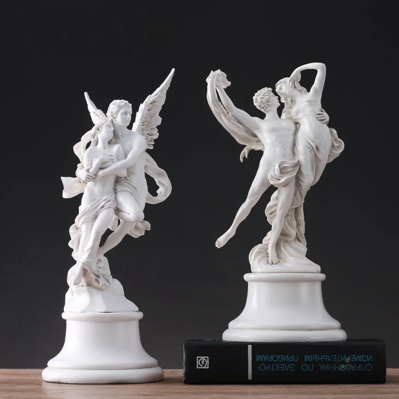 Статуэтки ангела богини любви, Художественная Скульптура Богини, изделия из смолы, украшения для дома R816