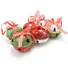 Christmas decoration for home 6pcs red green white metal jingle bell with ribbon merry Christmas tree decoration 50mm xmas ► Photo 2/6