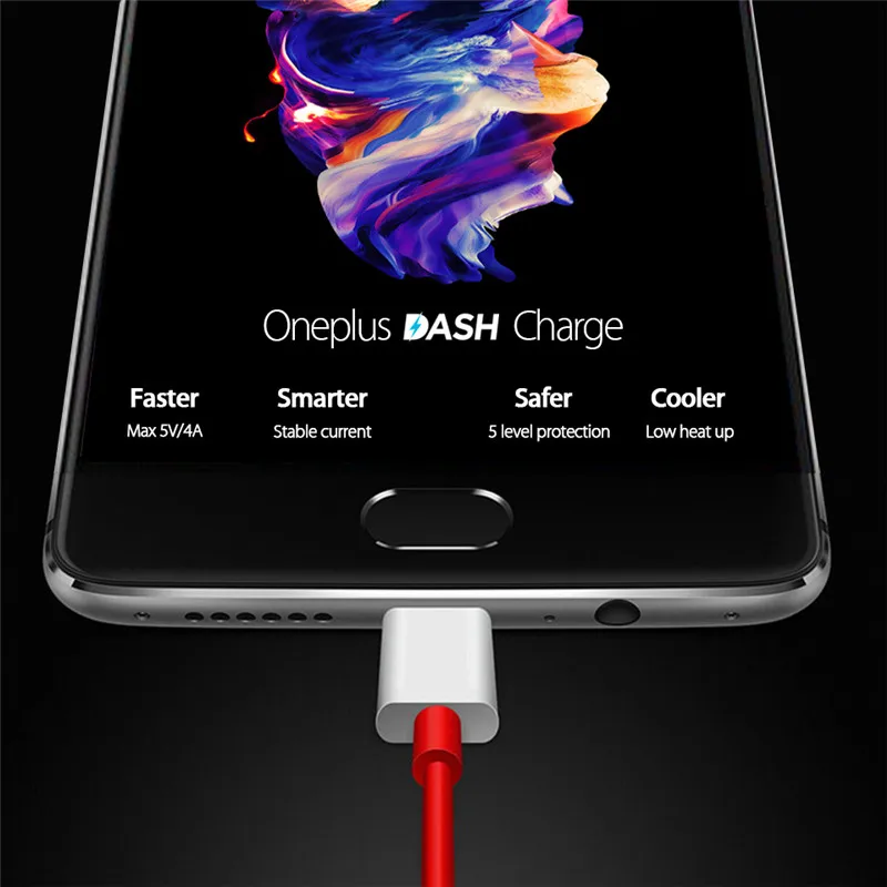 oneplus Dash 5T 5 3t 3 зарядное устройство 5V 4A USB Quick Charge настенный адаптер питания кабель для быстрой зарядки EU/US/UK Plug One plus 3 3t 5 5T