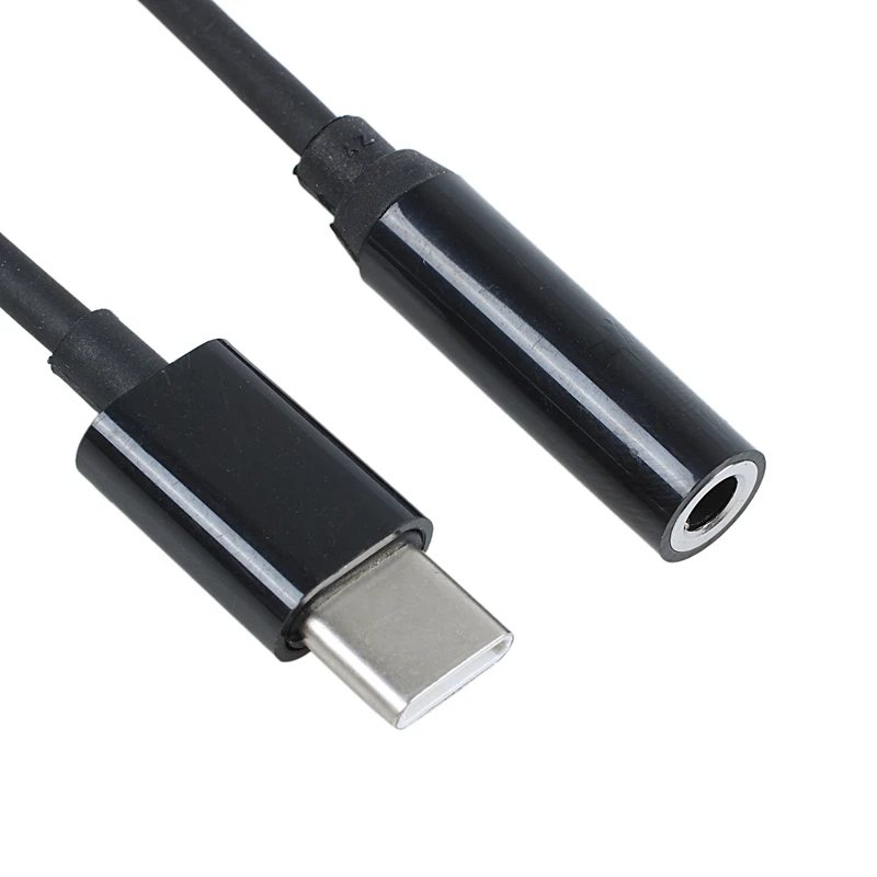 2 шт USB C до 3,5 мм разъем для наушников адаптер, Тип C штекер 3,5 мм Женский AUX Jack стерео преобразователь для наушников, совместимый для M