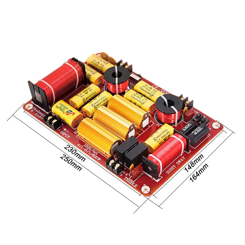 AIYIMA колонки делитель частоты ВЧ СЧ сабвуфер 600 Вт 3 Way кроссовер аудио hi-fi фильтры «сделай сам» для дома Театр
