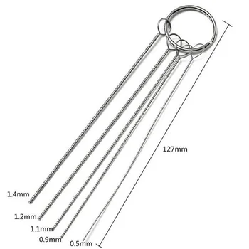 

3pcs/ Set Airbrush Spray Cleaning Repair Tools Kit Stainless Steel Needle Brush Set HVR88