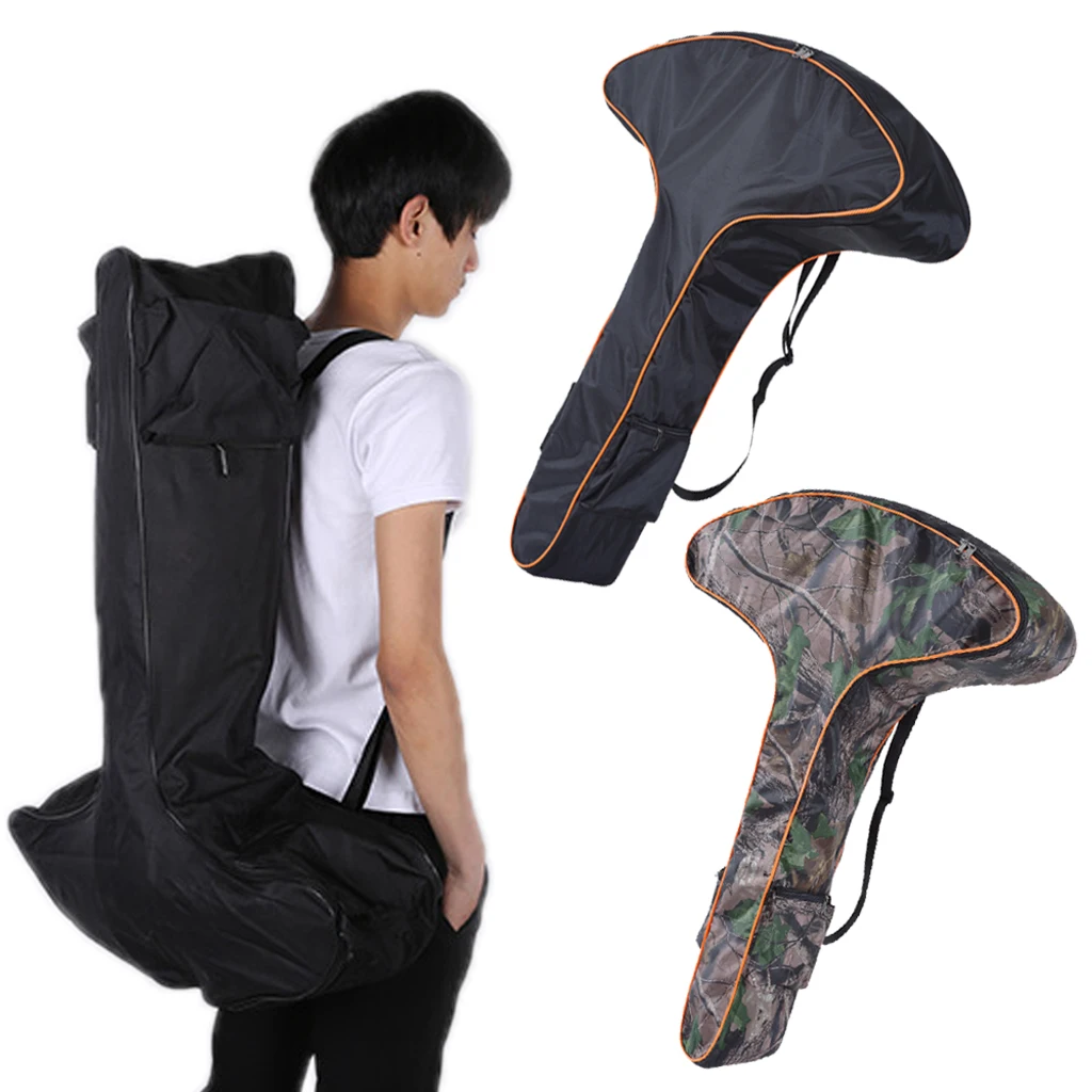 Portable T Shaped Bow Bag Adjustable Shoulder Strap Oxford Bow Carry Case Outdoor Archery Hunting Accessories