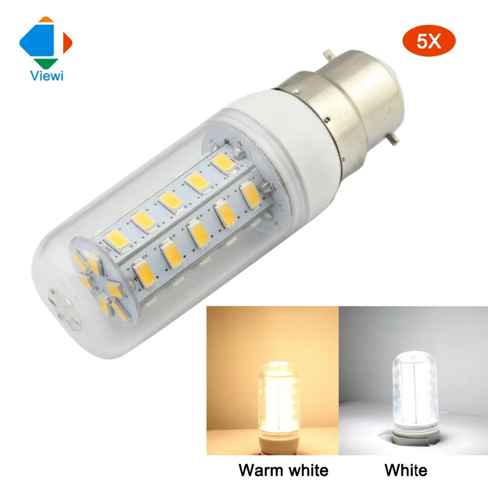 Viewi 5X Lampadine E12 E14 E27 B22 G9 GU10 Lampe Led Lights 110v 220v 5730 Leds Bulb 4W 460