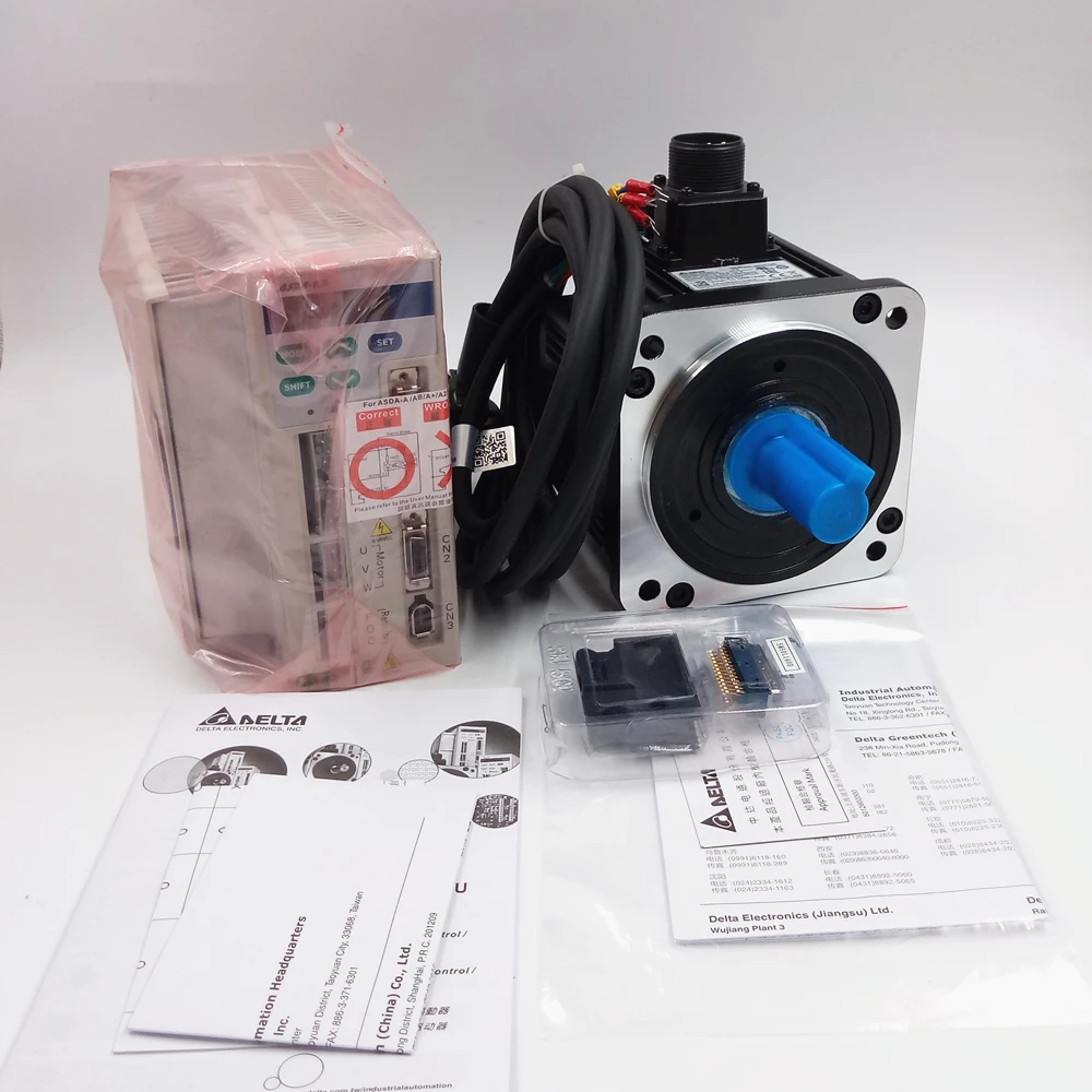 CNC Delta 1000W 1KW AC Servo System Drive Motor Kits System with 3M Cable ASD-A1021-AB + ECMA-E31310PS NEW 1 Year Warranty CNC Delta 1000W 1KW AC Servo System Drive Motor Kits System with 3M Cable ASD-A1021-AB + ECMA-E31310PS NEW 1 Year Warranty