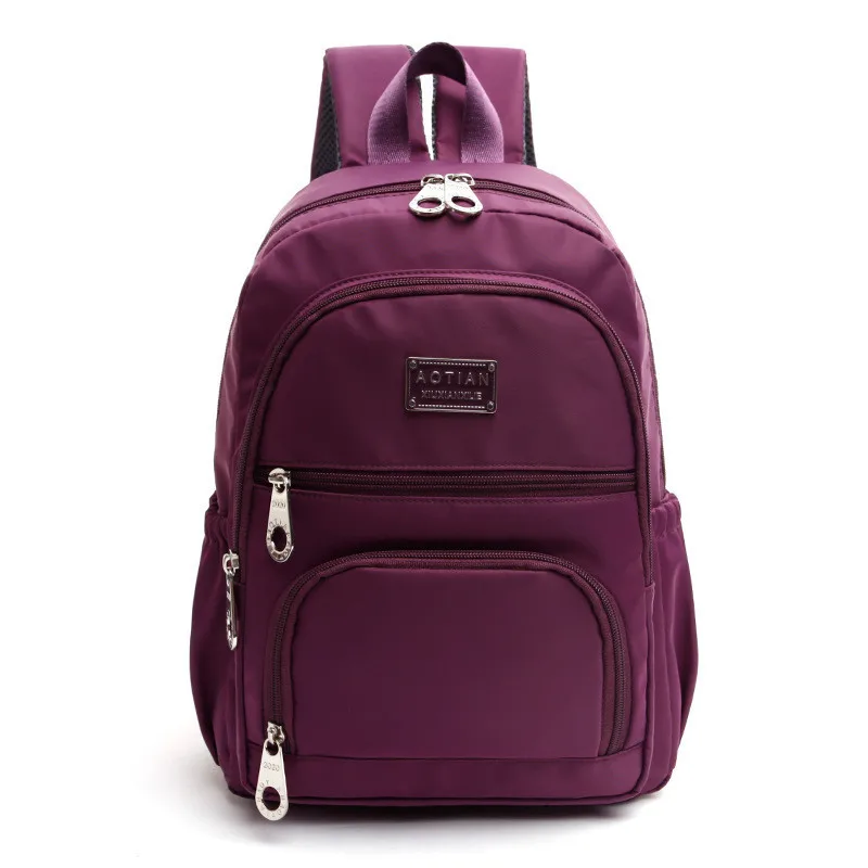 Preppy Style Women Backpack Waterproof Nylon Backpack 6 Colors Lady Women s Backpacks Female Casual Travel