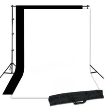 Photographic equipment White Black Backdrops Screen+ 2m x 2m Background Support Stand Light Kit Background Stand series