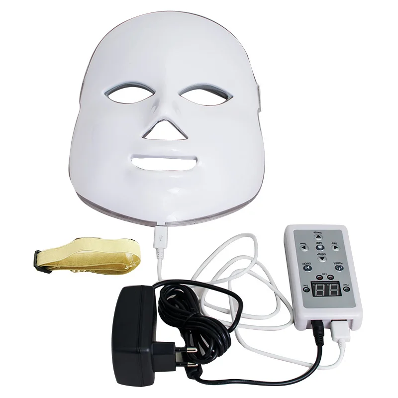 New 7 Colors LED Photon Facial Mask Skin Rejuvenation Light Therapy