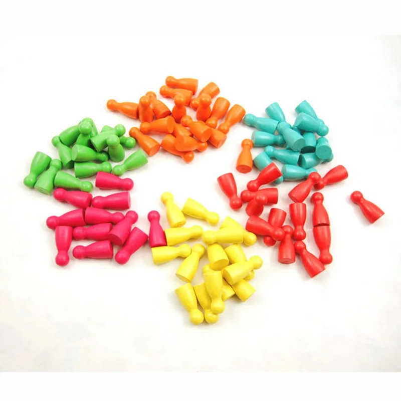 

12Pcs/Set Chess Pieces Board Game Accessories Wood Pawn/Chess Card Pieces For Board Game and Other Games Accessories