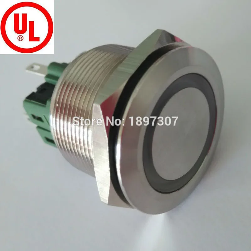 

20 pieces 25mm stainless steel ring illuminated momentary push button switch (dia.25mm) 6V,12V,24V,110V,220V