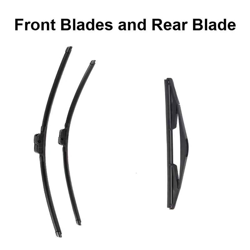 Front and Rear Wiper Yitote стеклоочистителей для Renault Vel Satis Fit боковые штыревые рукоятки 2002 2003 2004 2005 2006 2007 2008 2009 2010 - Цвет: Front and Rear Wiper
