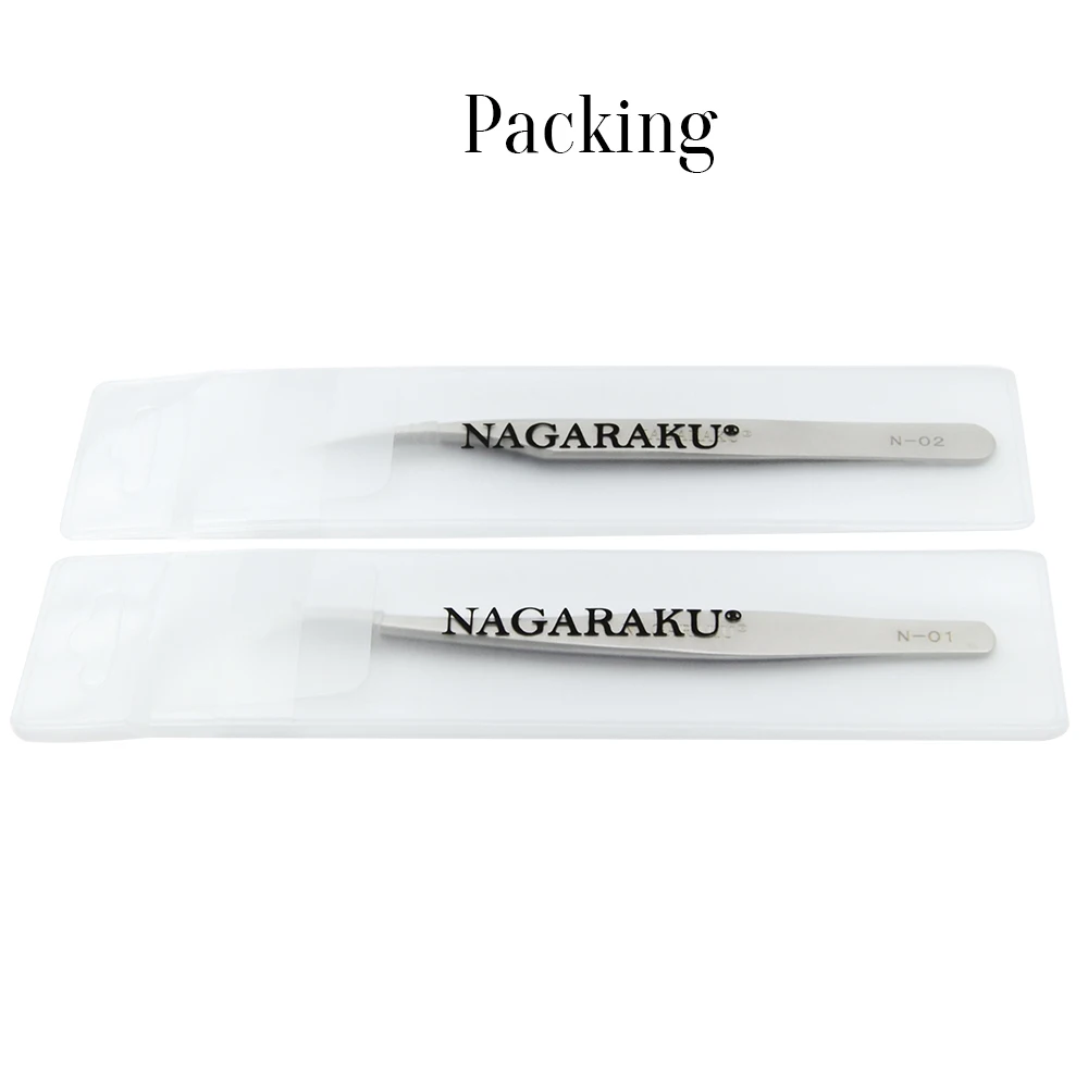 NAGARAKU Пинцет для наращивания ресниц, специально для наращивания ресниц, предварительно изготовленные вееры, цветные ресницы, инструменты для макияжа
