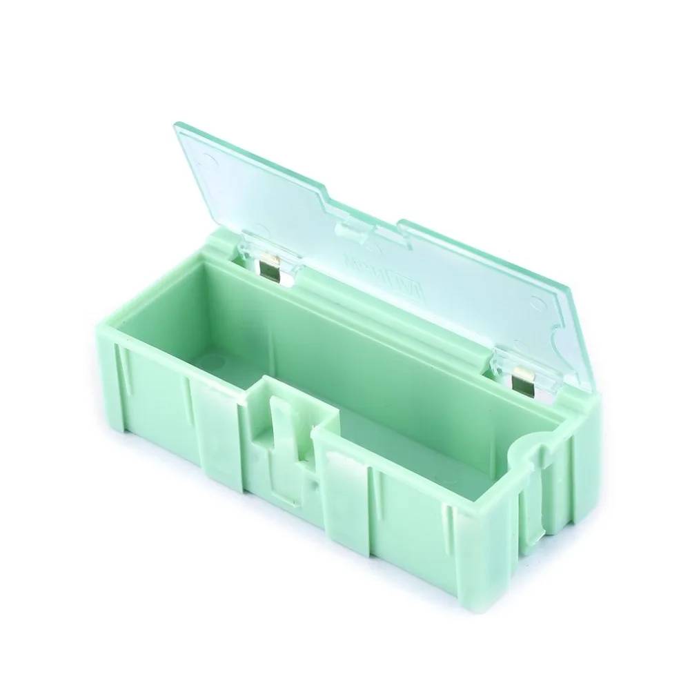 

1Pc/10pcs Small Tool Screw Object Electronic Component Parts Storage Box Lab Case SMT SMD Automatically Pops Up Patch Container