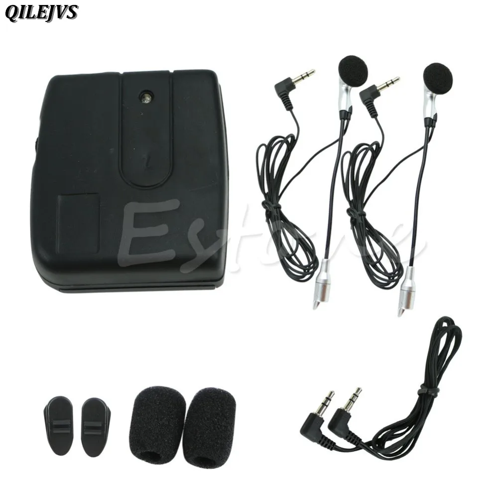 

QILEJVS 2-way Motorcycle Motorbike Helmet Intercom Headset Communication System New Hot