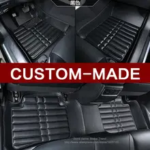 Special make 100% fit car floor mats for Ford Fiesta Mk7 Edge Escape Kuga Fusion Mondeo foot case full cover car-styling liners