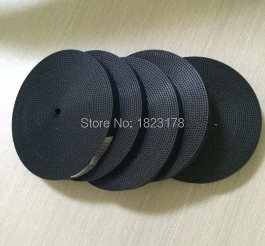 

5Meters HTD 3M 15MM timing belt Width 15mm Polyurethane with steel Wire Color Black Open Belt for Laser Engraving CNC (3M-15MM)