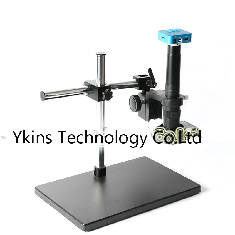 

20MP Full HD 1080P 60FPS HDMI USB Output IR Industrial Microscope Camera Lens+Dual arm stand+56 led lamp microscope light