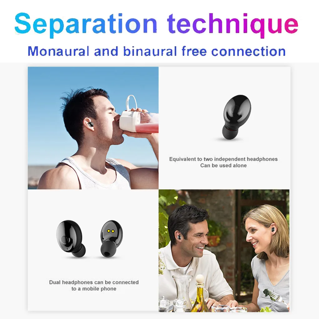 XG17 Bluetooth 5 0 наушники TWS Drahtlose Blutooth Handsfree спортивные игровая гарнитура|Наушники и