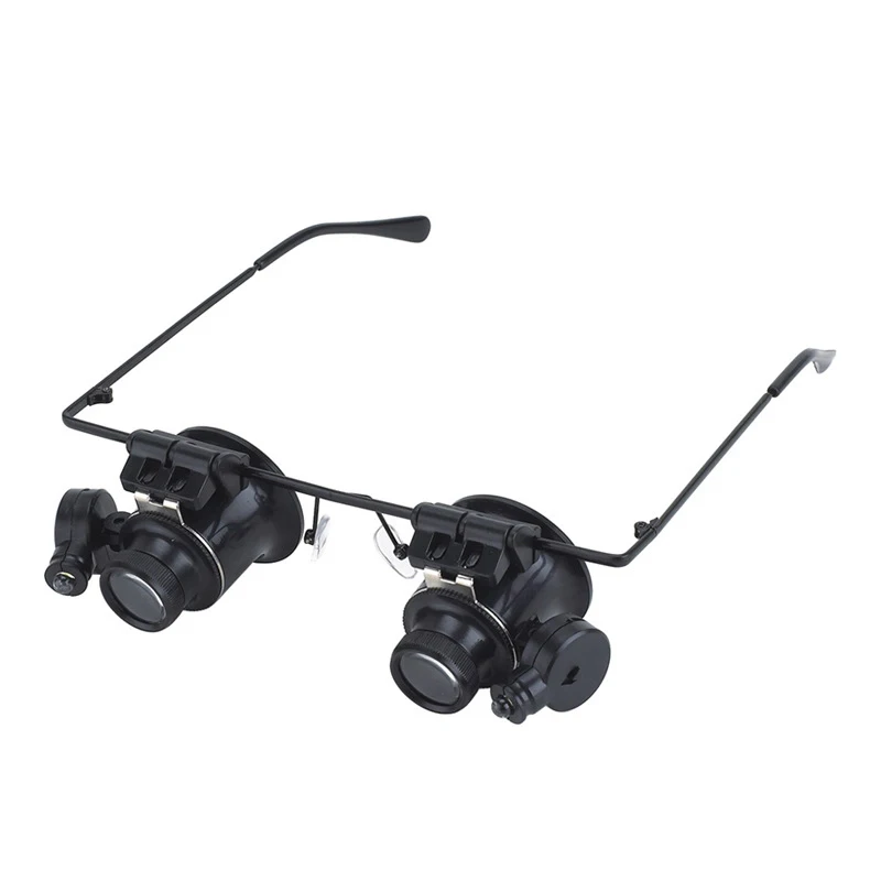 outdoor 20X magnifier with white light LED illumination binocular fishing glasses for hunting HT1-004 (1)