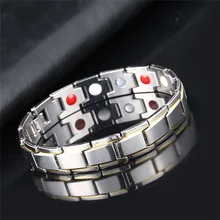 Pulseira terapêutica energética para cuidado de saúde, masculina e feminina, de energia magnética que cura