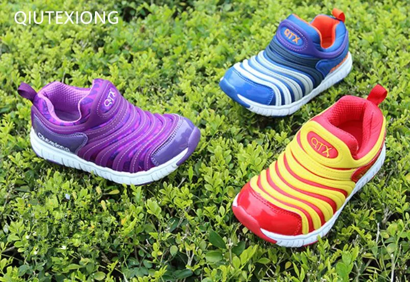 

QIUTEXIONG Children sneakers boys girls toddler shoes sports caterpillar shoes