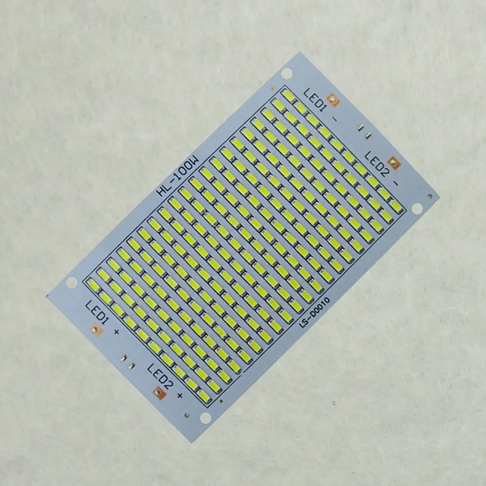 Светодиодный прожектор 2 комплекта pcb + драйвер 220В 100 Вт 11000лм SMD5730|floodlight 100w|100w