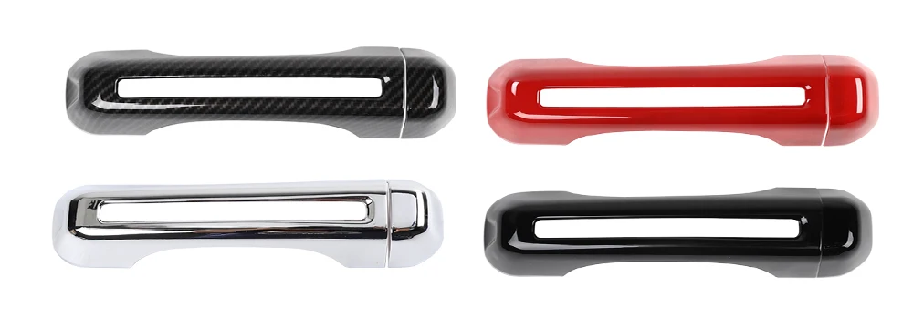 x1 SHINEKA Car Stickers for Jeep Wrangler JL 2018 ABS Car Spare Tire Hood Hinge Tailgate Tail Door Handle Hinge Decoration Sticker