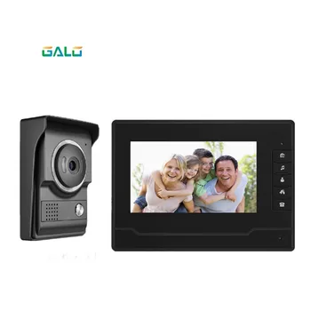 

2019 new 4 wired villa video door phone 7inch TFT LCD screen night vision color camera waterproof home security intercom system