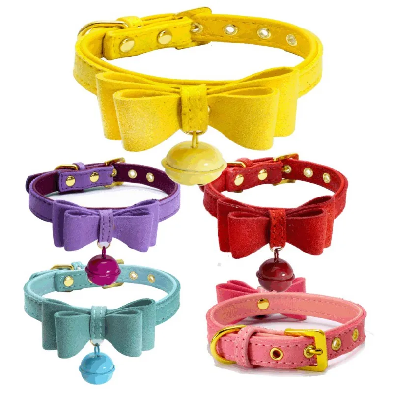 10 Cat Bow Tie Collar With Bell Collection