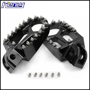 

Billet Foot Pegs Footpegs Footrests Pedal For KTM SXF EXC XCW 125 300 530 2001-2015 HUSABERG FE 450 570 2008-2014 Black