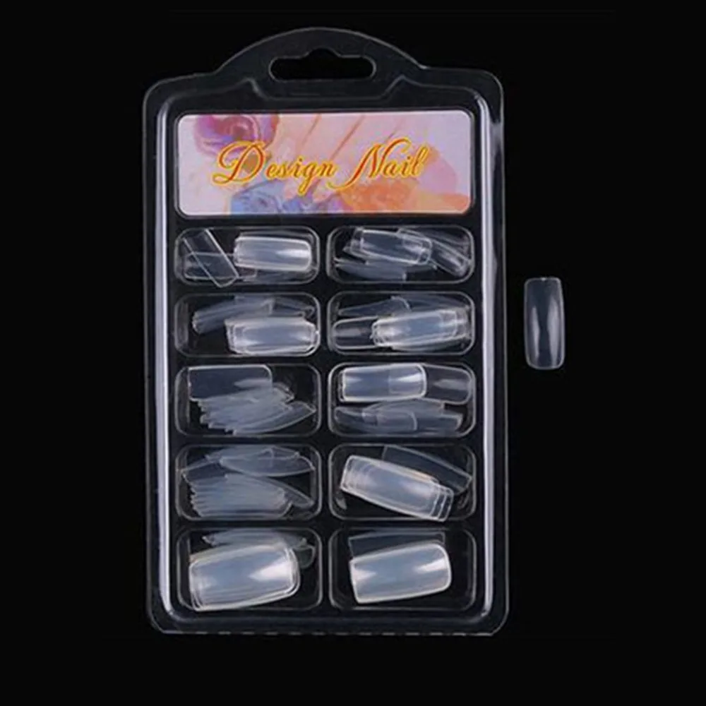 100pcs False Nails Tips Practice Polish Gel Artificial Fake Nail Art