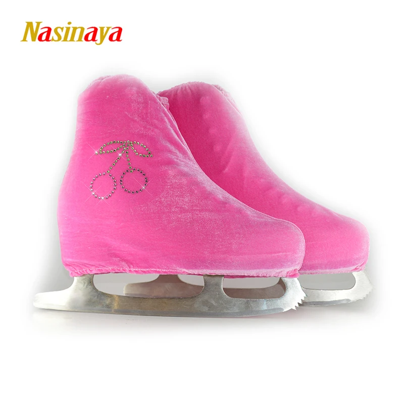 Nasinaya Figure Skating Shoes Cover Velvet for Kids Adult Protective