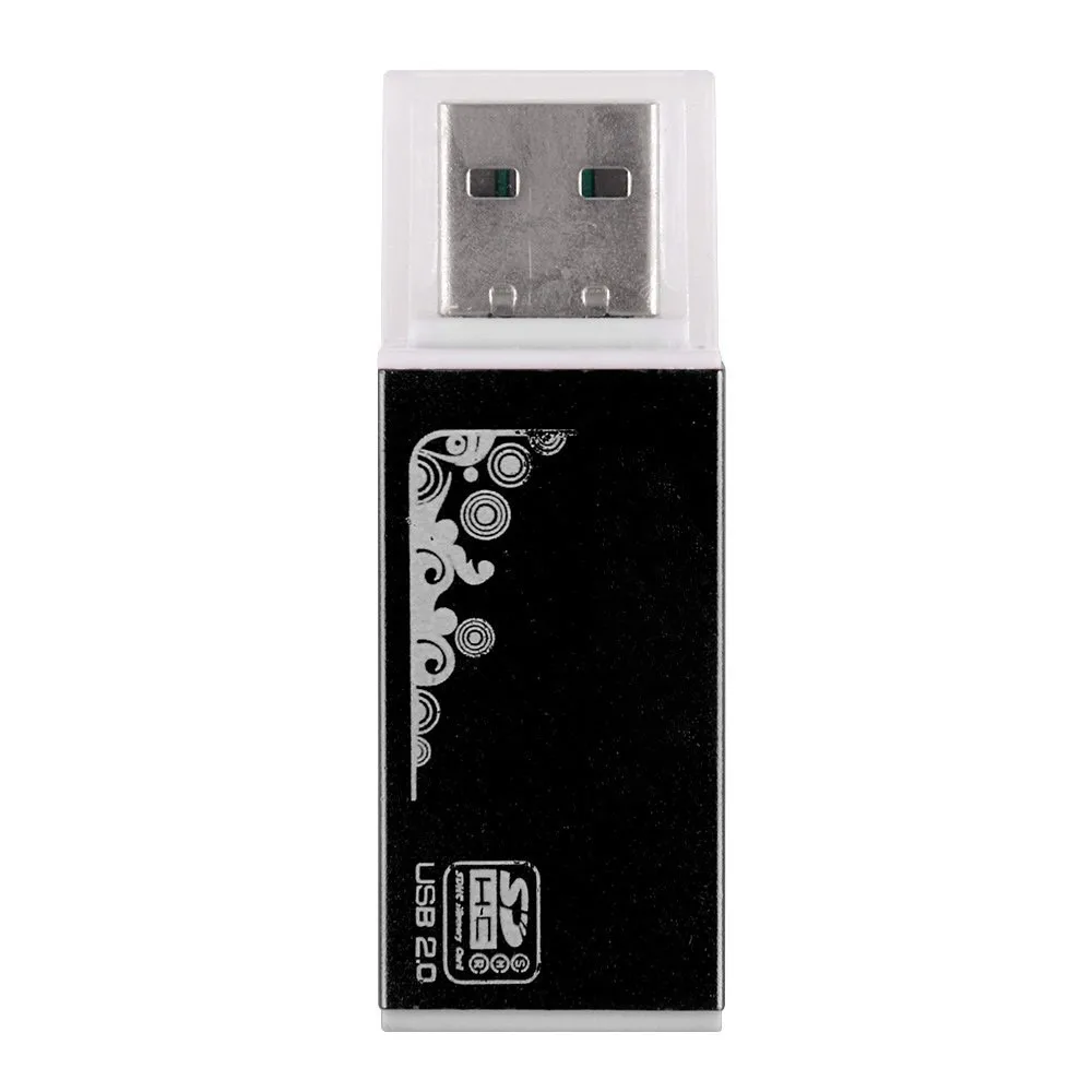 Все в 1 металлический корпус USB 2.0 Card Reader для Micro SD TF MS Duo M2 SD SDHC MMC устройство чтения карт памяти адаптера Цвет дополнительно