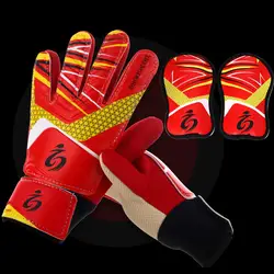 Quality assurance Youth Kids Soccer Goalkeeper Goalie Training Gloves Anti-Slip Breathable with Leg Guard Protector Quality assurance Youth Kids Soccer Goalkeeper Goalie Training Gloves Anti-Slip Breathable with Leg Guard Protector