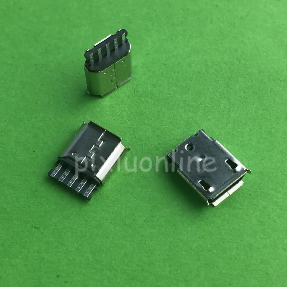 10 шт. G33Y микро USB 5pin гнездовой разъем коннектор тип сварки для заряда задним