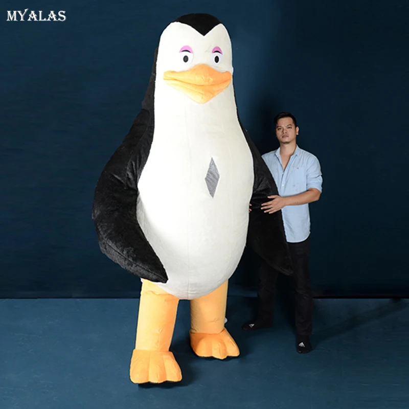 Gigante pinguino mascotte Costume adulto Anime Cosplay Madagascar