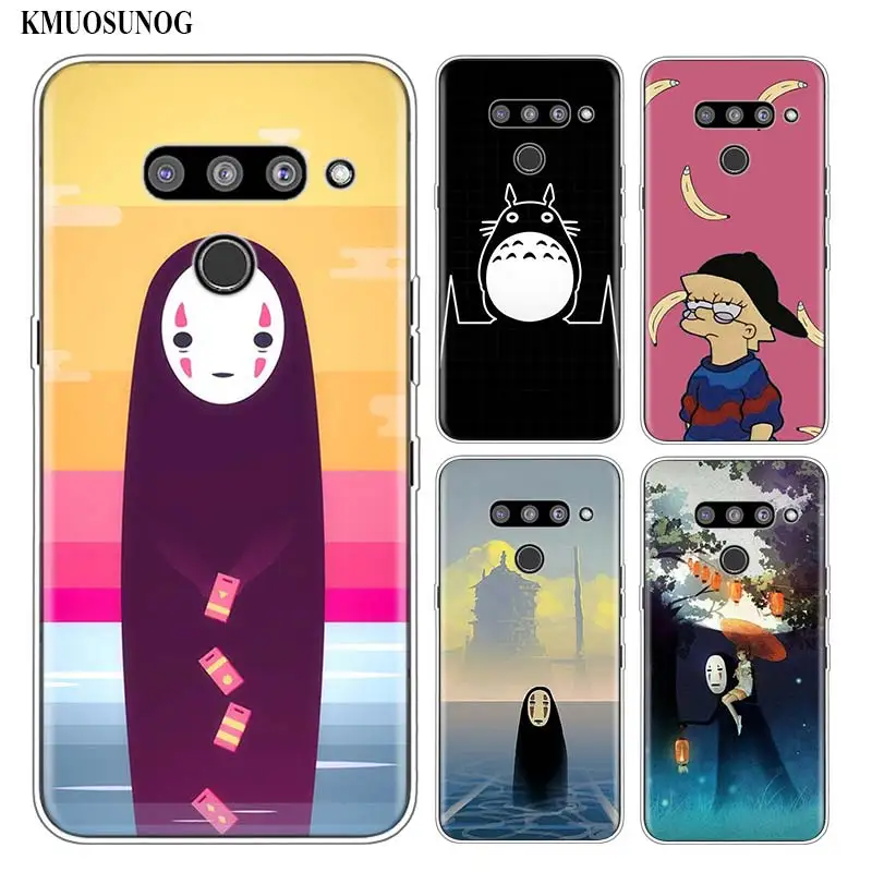 

Silicone Soft Phone Case No face for LG K50 K40 Q8 Q7 Q6 V50 V40 V30 V20 G8 G7 G6 G5 ThinQ Mini Cover